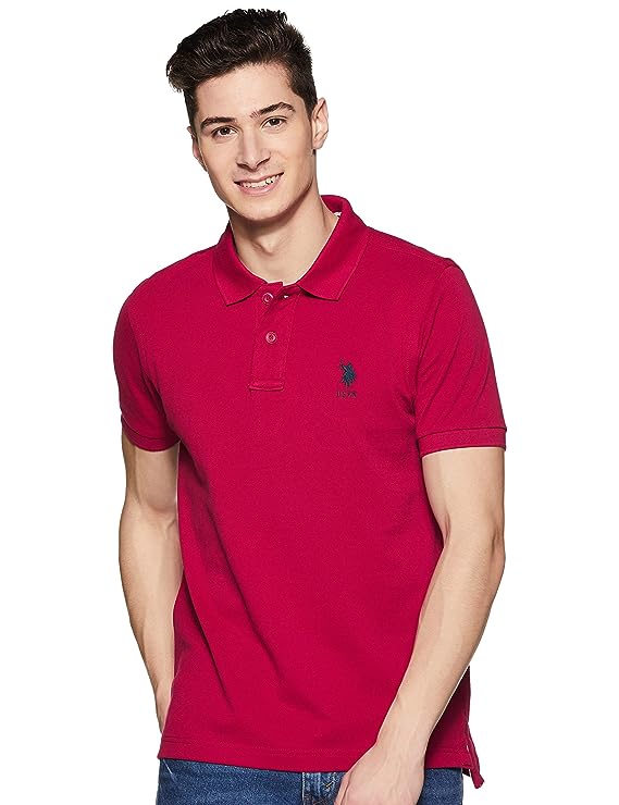 U.S. POLO ASSN. Men’s Solid Regular Fit Polo – 360Style